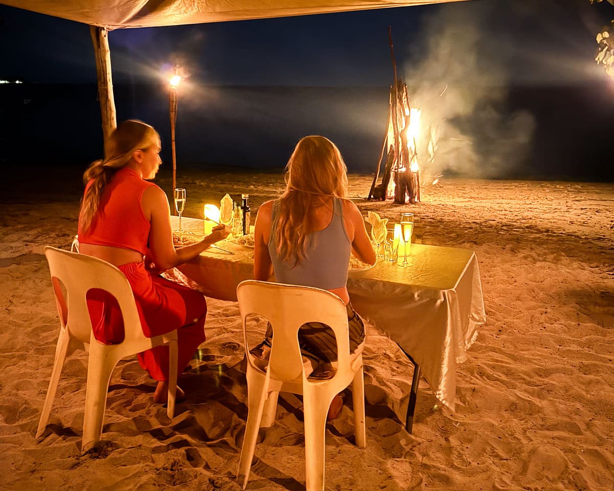 Private Boat - Sunset Barbecue & Bonfire Escape on Benitiers Island 